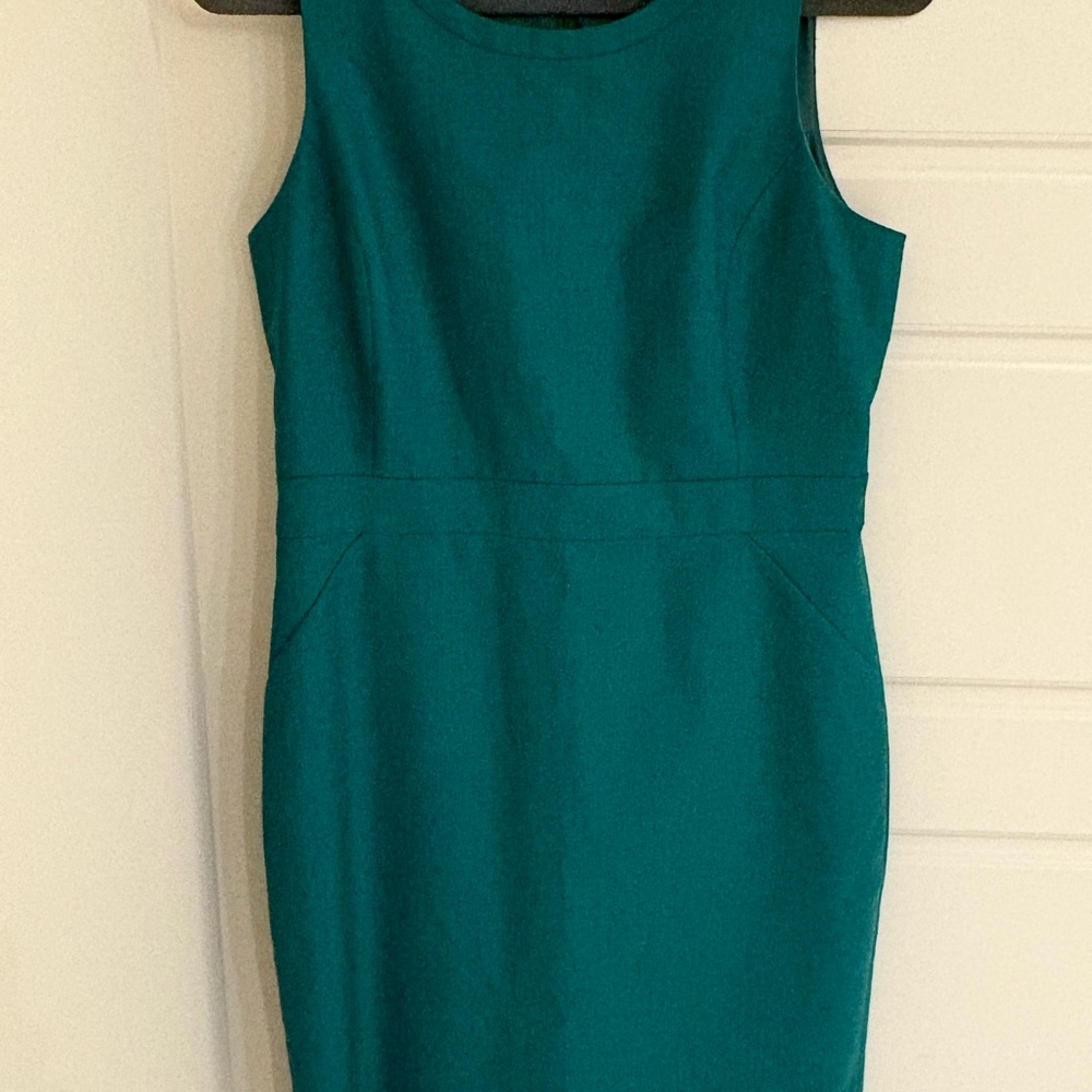 J. Crew Teal Midi Dress